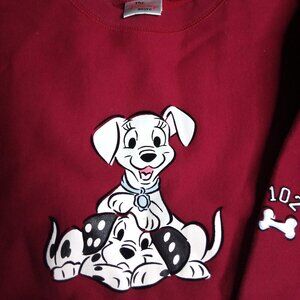 Vintage Disney 102 Dalmatians Movie Crewneck Sweatshirt